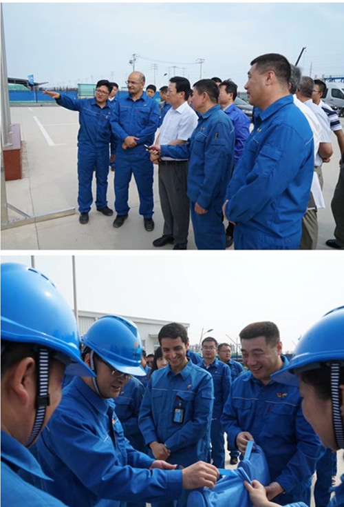 天津市滨海新区人大常委会主任许红星莅临中沙石化聚碳酸酯项目视察